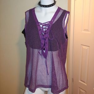 Sexy Fishnet Top 💜